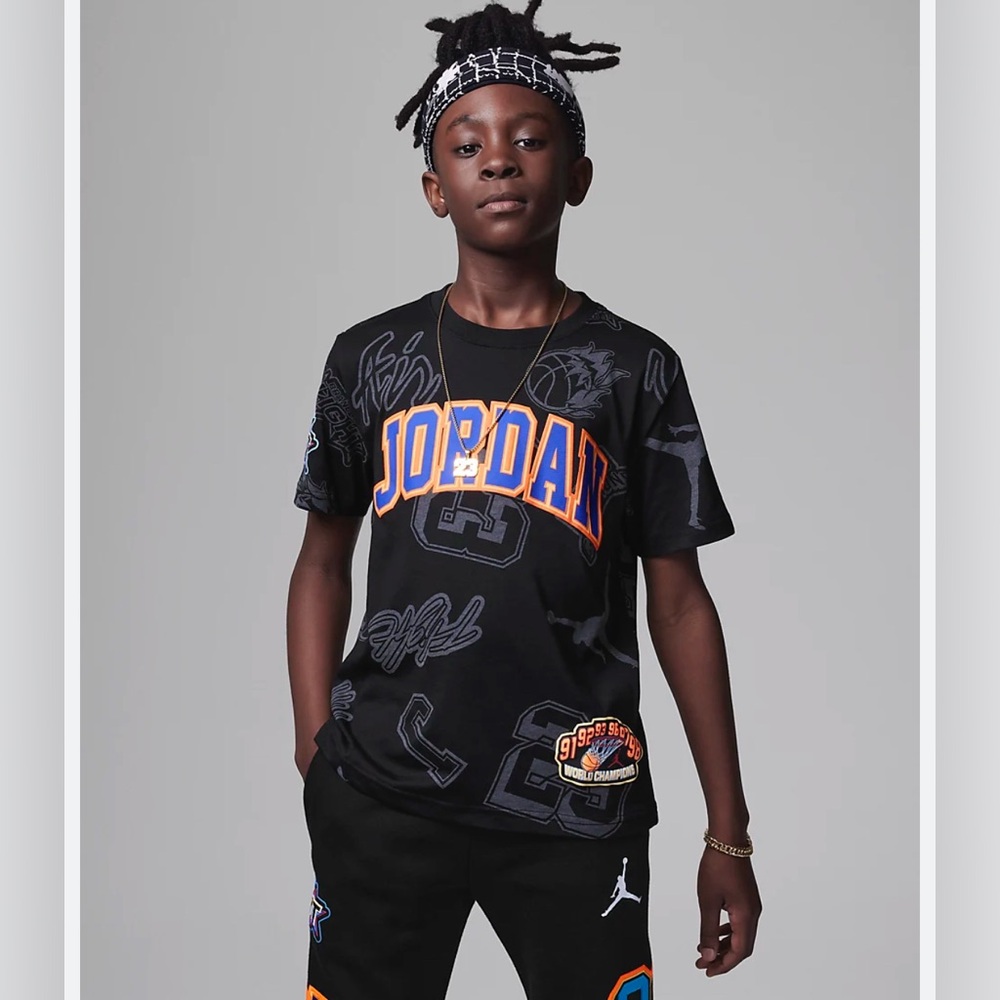 Jordan Nike Youth Boys XL Tee shirt T-Shirt and Basketball Shorts! BRANDNEW